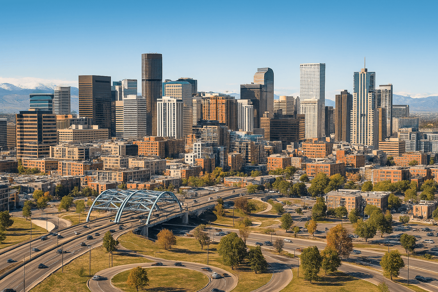 Denver City Skyline